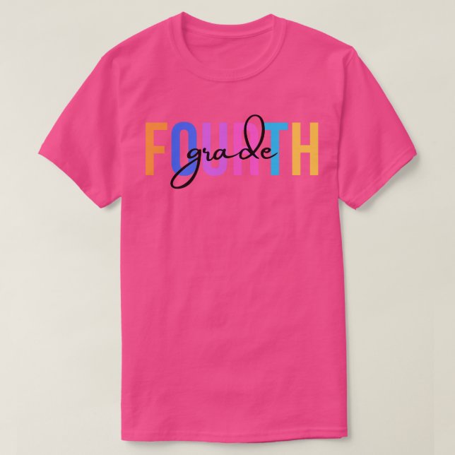 Vierter Lehrer 4 T-Shirt (Design vorne)