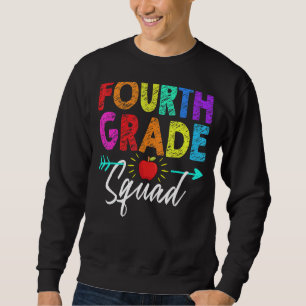 Vierter Platz 4 des Dozenten Studententeams Zurück Sweatshirt
