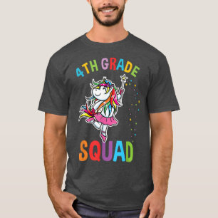 Vierter Platz Einhorn zurück zur Schule T-Shirt
