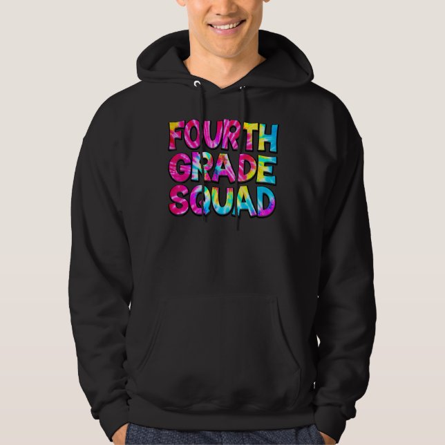 Vierter Platz-Gefärbte Krawatte Hoodie (Vorderseite)