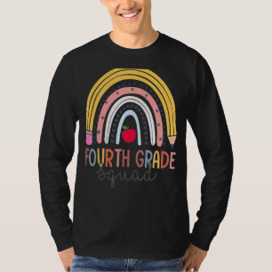 Vierter Schulleiter-Lehrer-Regenbogen T-Shirt