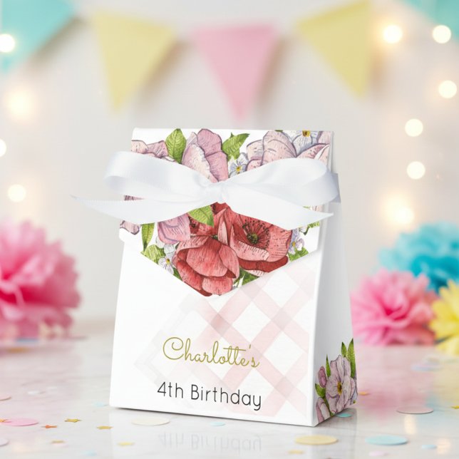 Vierter Tee, Teeblume Geburtstag Geschenkschachtel (Von Creator hochgeladen)