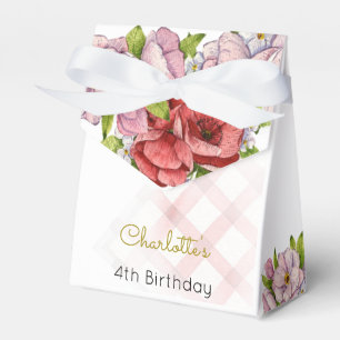 Vierter Tee, Teeblume Geburtstag Geschenkschachtel