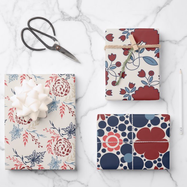 Viertes Party Juli  Geschenkpapier Set (Vorderseite)