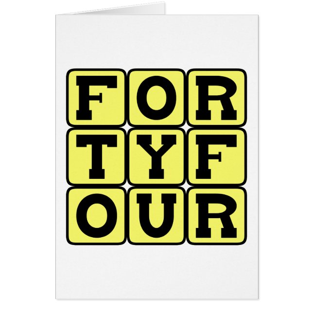 Vierundvierzig, Nummer 44 (Vorne)