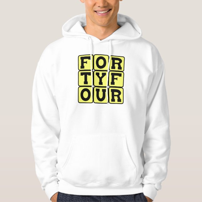 Vierundvierzig, Nummer 44 Hoodie (Vorderseite)