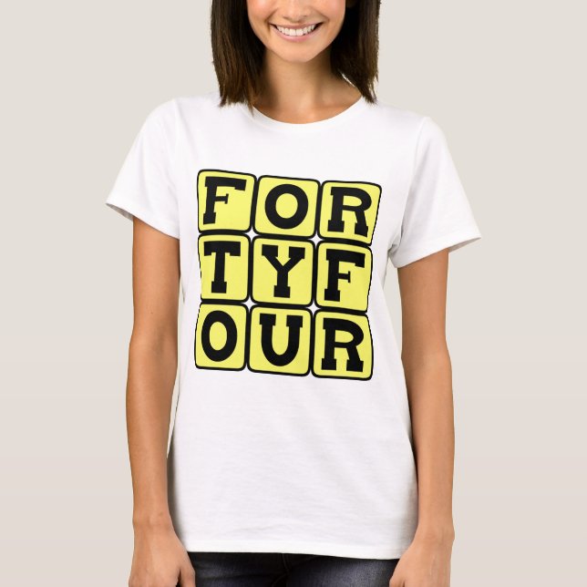 Vierundvierzig, Nummer 44 T-Shirt (Vorderseite)