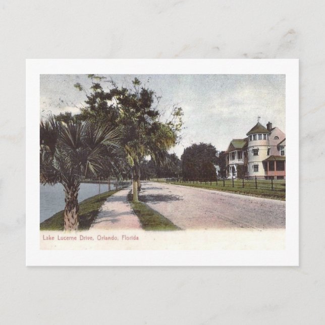 Vierwaldstättersee Dr., Orlando, Florida Vintag Postkarte (Vorderseite)