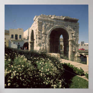 Vierwegsbogen von Marcus Aurelius und von Lucius Poster