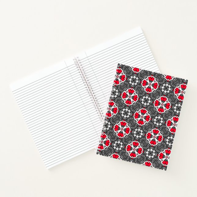 Vierzehn Kaleidoskop Art Notizbuch (Innenseite)