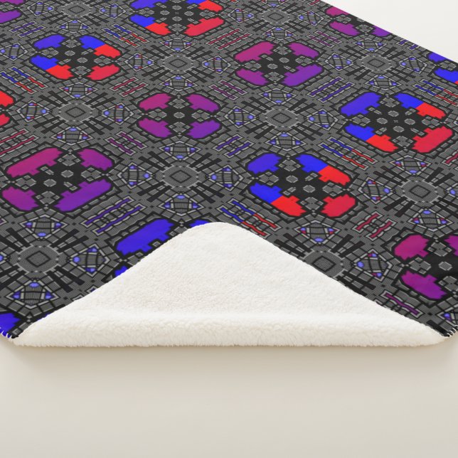 Vierzehn Kaleidoskop Art Sherpadecke (3/4)