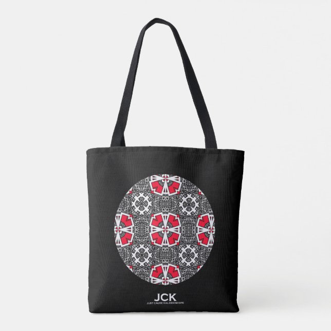 Vierzehn Kaleidoskop Art Tasche (Rückseite)