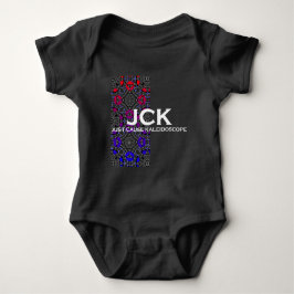 Vierzehn Kaleidoskop-Kunst Baby Strampler