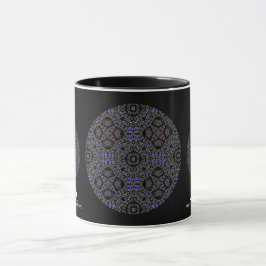 Vierzehn Kaleidoskop-Kunst fünfzehn Tasse