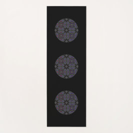 Vierzehn Kaleidoskop-Kunst fünfzehn Yogamatte