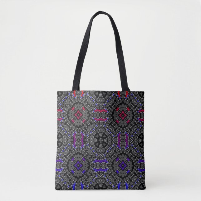 Vierzehn Kaleidoskop-Kunst Tasche (Vorderseite)