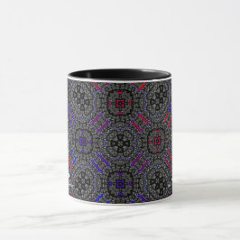 Vierzehn Kaleidoskop-Kunst Tasse