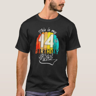 Vierzehnte Geburtstagsparty Das ist mein 14. Gebur T-Shirt