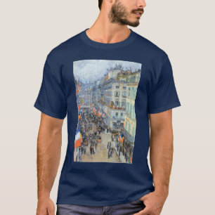 Vierzehnter Juli, Rue Daunou von Childe Hassam T-Shirt