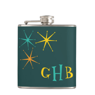 Vierzig - Atome und Sterne angesagter Kolben Flachmann