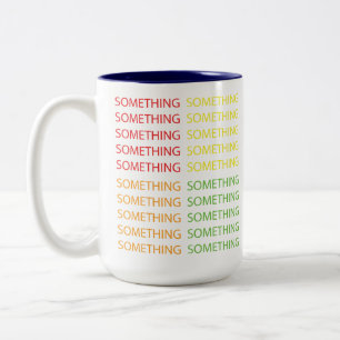 Vierzig etwas zweifarbige tasse