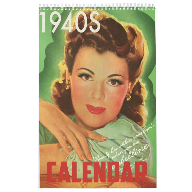 Vierzigerjahre Art-Wandkalender Kalender (Titelbild)