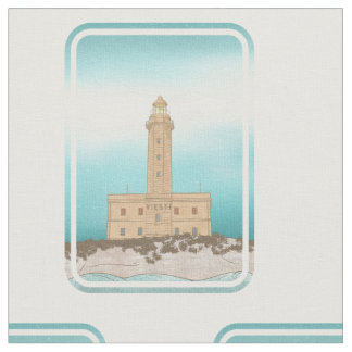 Vieste Lighthouse Italien Stoff