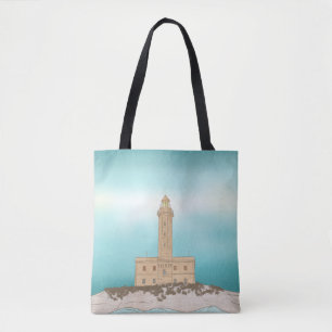 Vieste Lighthouse Italien Tasche