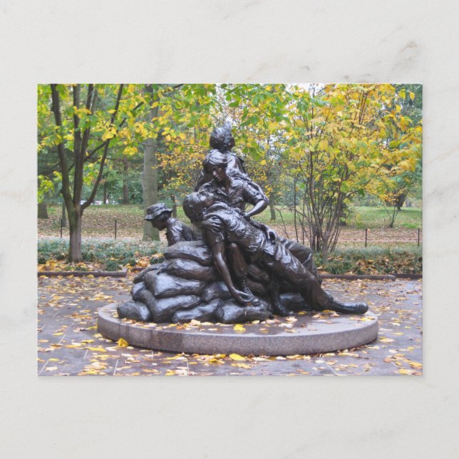 Viet Nam Women's Memorial, Washington D.C. Postkarte (Vorderseite)