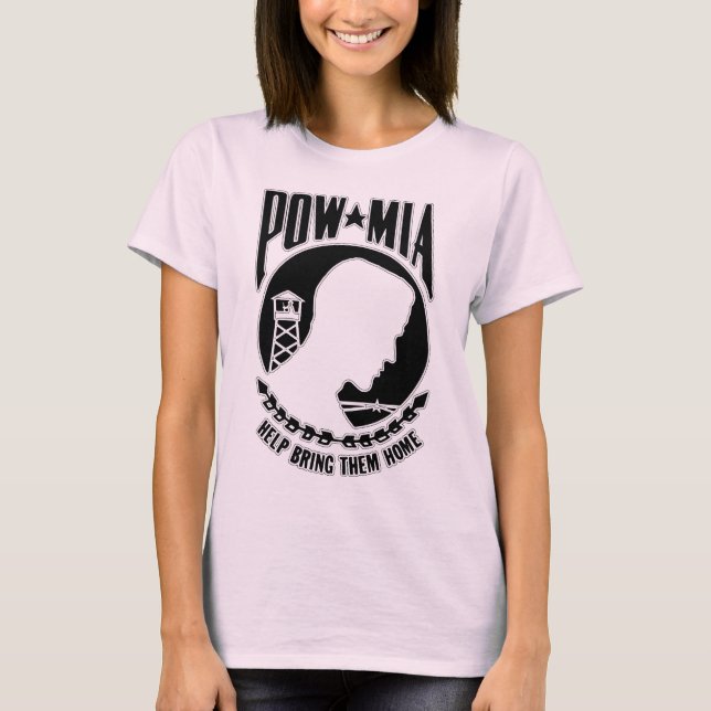 Vietnam-Ära POW/MIA T-Shirt (Vorderseite)