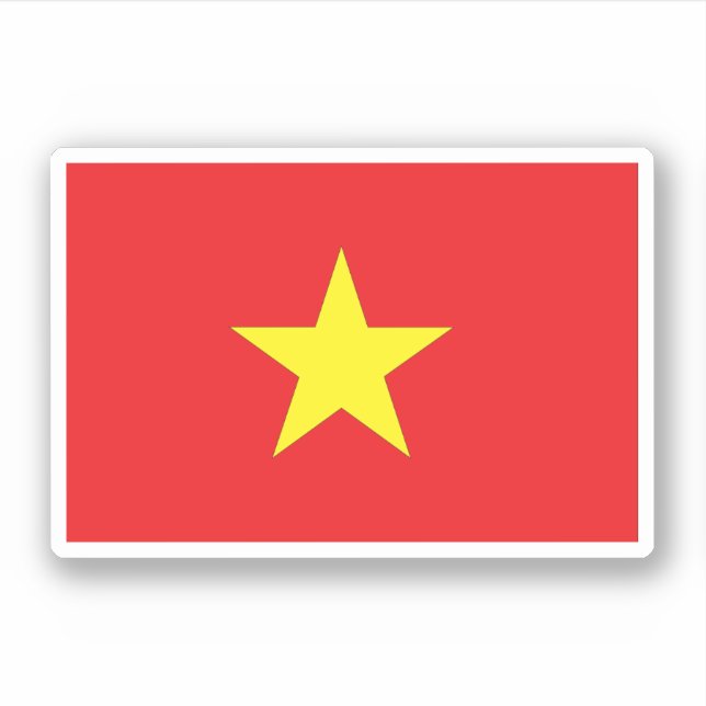 Vietnam Aufkleber (Vorderseite)
