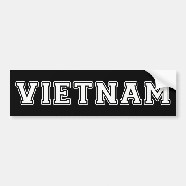Vietnam Autoaufkleber (Vorne)