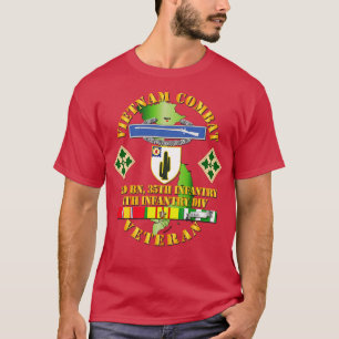Vietnam Combat Infantry Veteran 2. Bn 35. Inf T-Shirt