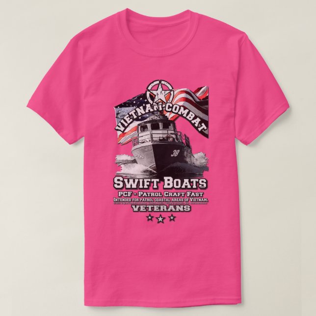 Vietnam Combat PCF SWIFT BOOT T-Shirt (Design vorne)
