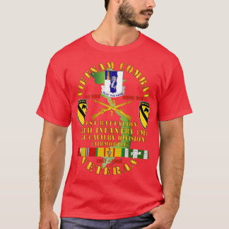 Vietnam Combat Veteran w 1. Bn 50th Inf 1. T-Shirt