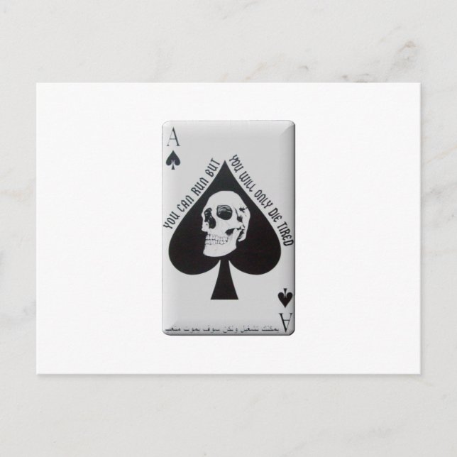 Vietnam Death Card Postkarte (Vorderseite)