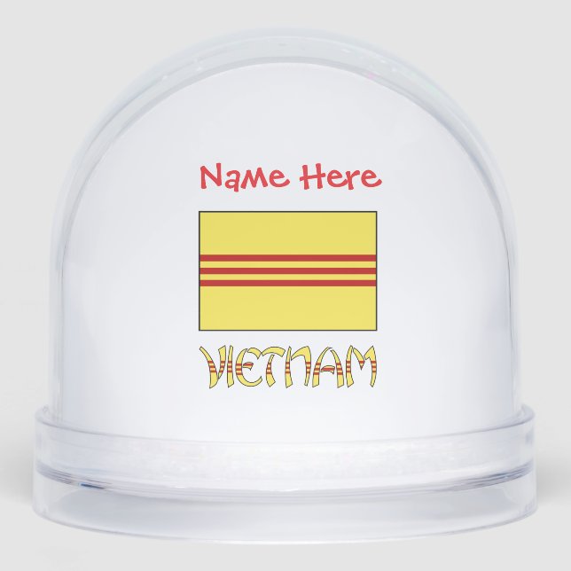 Vietnam Drapeau sud vietnamien Rouge Personnalisé (Avant)