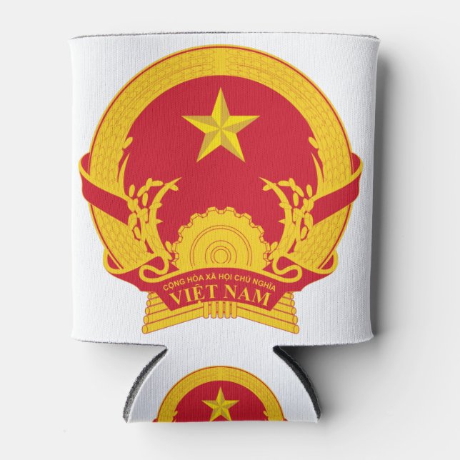 Vietnam-Emblem Dosenkühler (Vorderseite)
