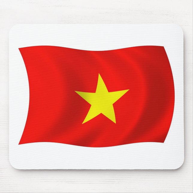 Vietnam Flag Mauspad (Vorne)