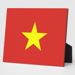 Vietnam Flag Plaque Fotoplatte