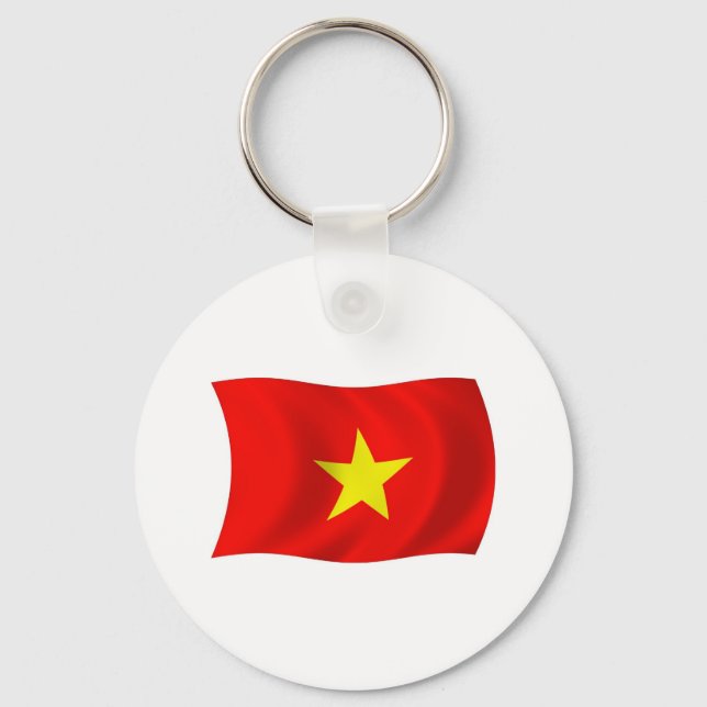Vietnam Flag Schlüsselanhänger (Vorderseite)