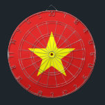 Vietnam Flag Yellow Star Dartboard Dartscheibe<br><div class="desc">Vietnam-Flagge. Design auf der Tafel. Passende Kleidung,  Accessoires,  Büroprodukte,  Zuhause-Produkte und mehr...  Vergiss nicht die ganze Sammlung.</div>