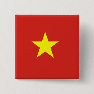 Vietnam-Flagge Button