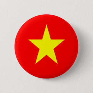 vietnam-Flagge Button