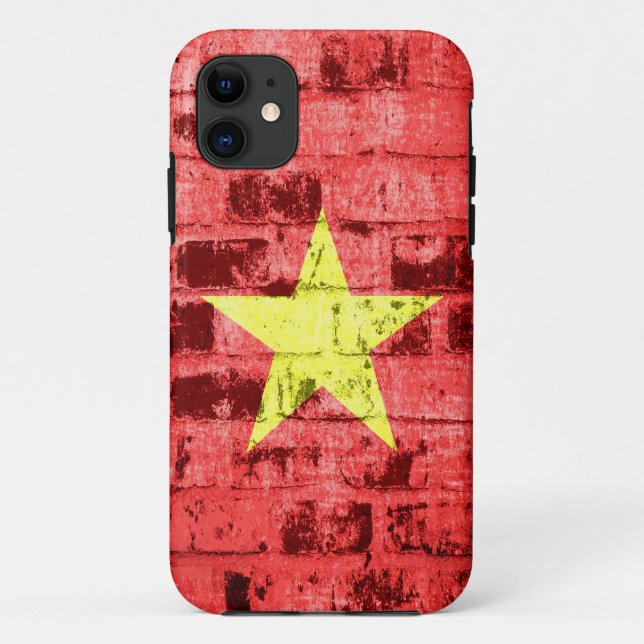 Vietnam-Flagge Case-Mate iPhone Hülle (Rückseite)