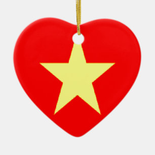 vietnam-Flagge Keramikornament