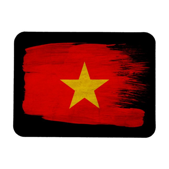 Vietnam-Flagge Magnet (Horizontal)