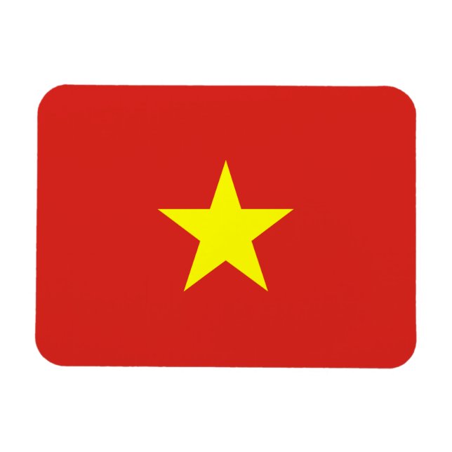 Vietnam-Flagge Magnet (Horizontal)