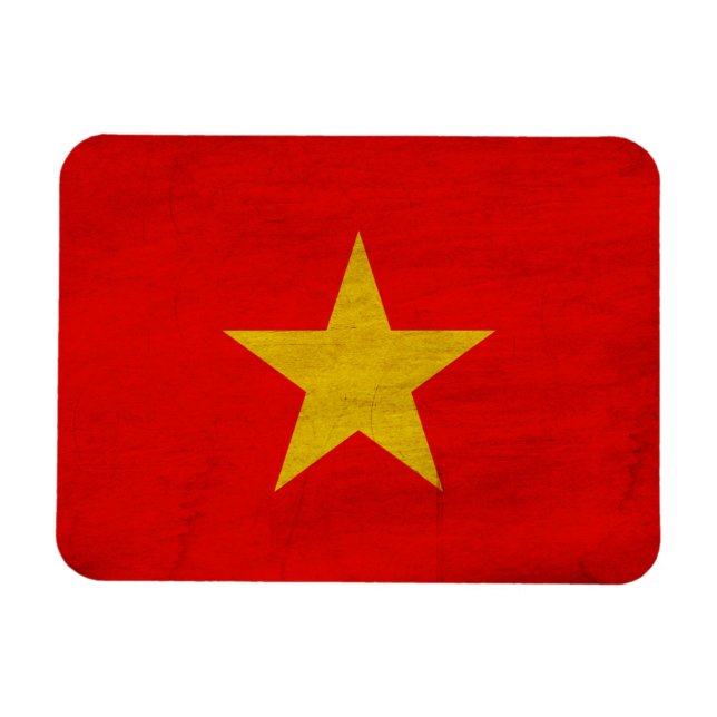 Vietnam-Flagge Magnet (Horizontal)