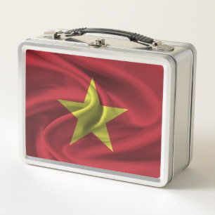 Vietnam-Flagge Metall Brotdose